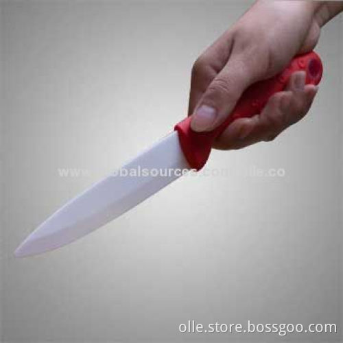 Ceramic Knife Set with Bamboo Block